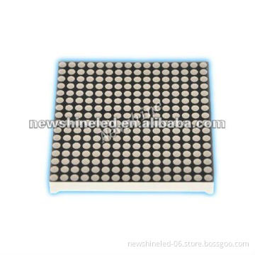 Solid-State Lighting colors 16x16 LED dot matrix display blue